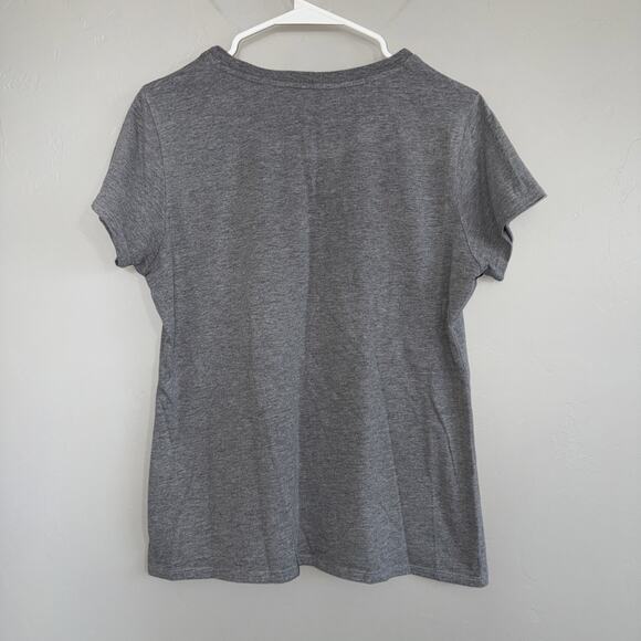 Pendleton Woman’s Geometric Graphic Print Tee Size Medium Gray 100% Cotton SS - Picture 5 of 6